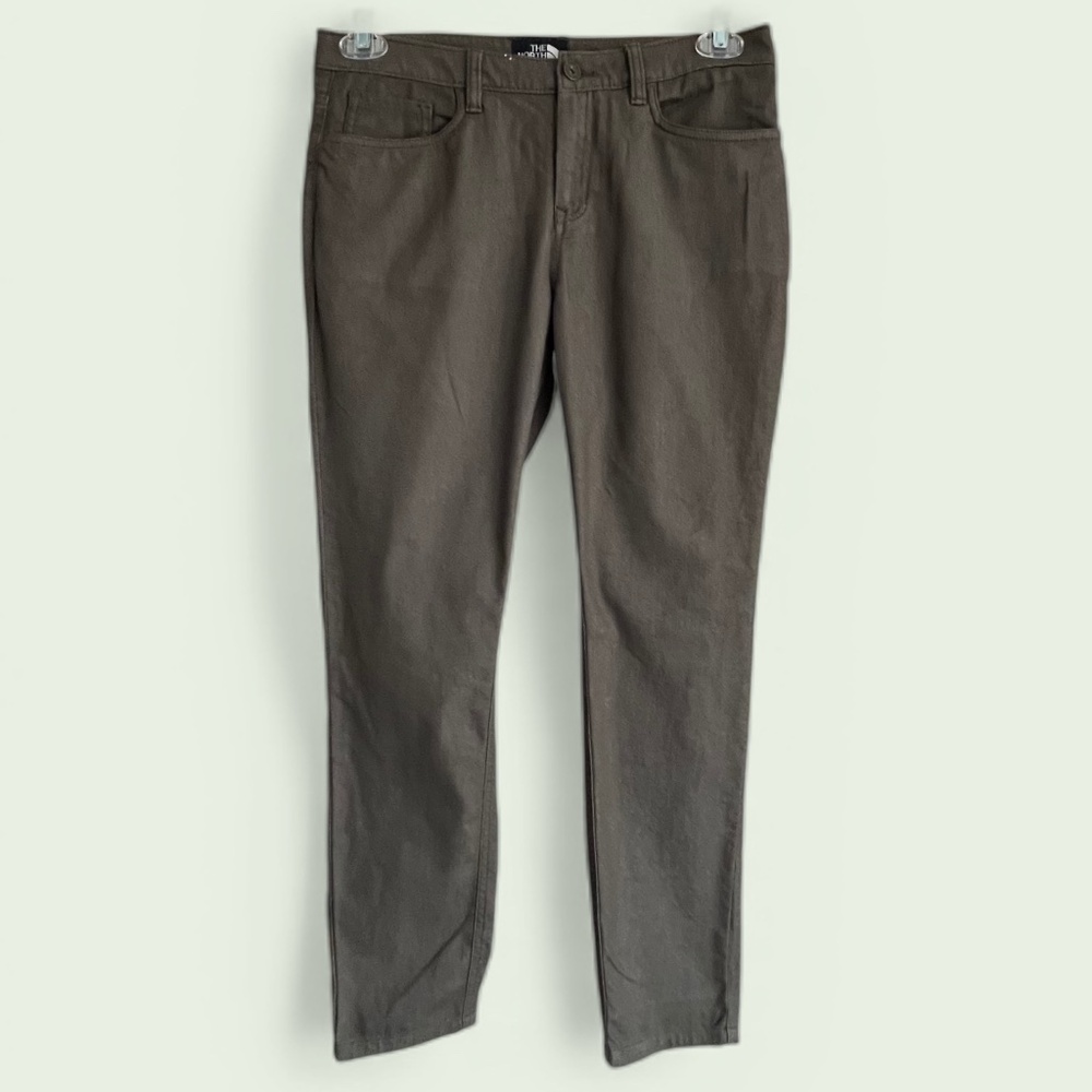 The North Face Women's Dark Green Pants Size 8
